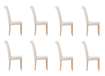 8x Design Upholstery Seat Chairs Chair See Suite Armchair Lounge Club Set